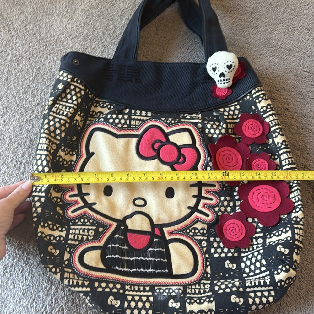 Hello Kitty Black and Red Tote - Picture 3 of 7